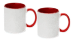 Marron-White Ceramic 11Oz 3 Tone Colour Mug