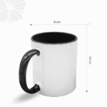 Black-White Ceramic 11Oz 3 Tone Colour Mug - Image 3