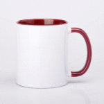 Marron-White Ceramic 11Oz 3 Tone Colour Mug - Image 2