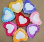 Fur Heart Sublimation Cushion #FHC12