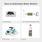 Sublimation Water Bottles Blanks White Stainless Steel Tumbler Vacuum Flasks - Image 2