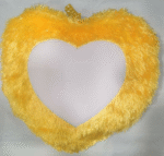 Fur Heart Sublimation Cushion #FHC12 - Image 2