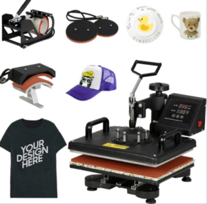 5 in 1 Combo T-Shirt Printing Machine - Image 5